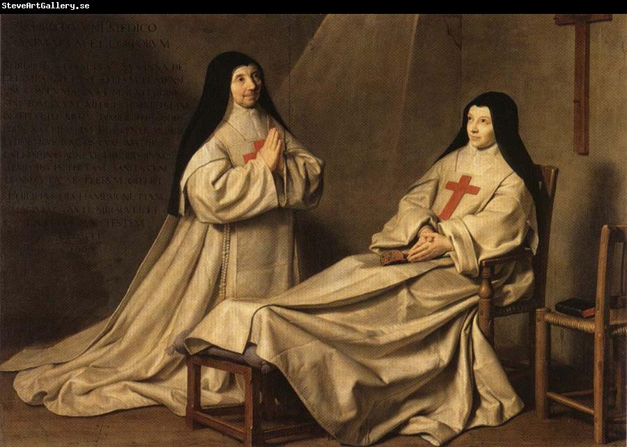 Philippe de Champaigne Mother Catherine Agnes and Sister Catherine Sainte-Suzanne